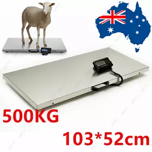 Pet Digital Scale Stainless Steel Platform Farm Livestock Animal Weighing Scale - Picture 1 of 13
