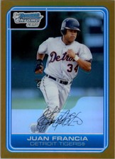 2006 Bowman Chrome Baseball Card Pick (Inserts)