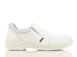 GUSTO81 S3 Safety Shoes Slipper White Catering Kitchen Shoes for Crews Sfc Sole - Picture 1 of 6