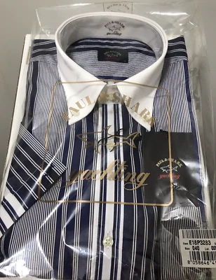 Paul & Shark Italian luxury beautiful short slv. casual shirt M/50/40US NWT$325 - Image 1 of 4