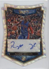 2015-16 Panini Select Die-Cut Auto Wave Prizm /10 Reggie Jackson #2 Auto