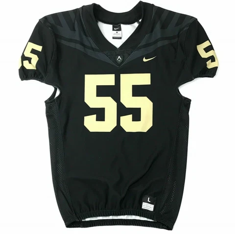 Nike Men's L Purdue Boilermakers Vapor Pro Football Jersey #55 Black $120 845923 Cover