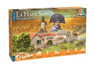Battle Set: La Haye Sainte Waterloo 1815 1:72 Plastic Model Kit ITALERI - Immagine 1 di 4