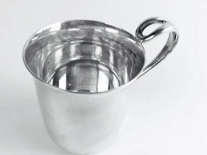 Tiffany & Co Elsa Peretti Sterling Silver Padova Baby Cup in Tiffany Pouch & Box - Picture 1 of 13