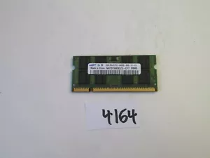 Samsung M470T5663QZ3-CF7 2Gb 800Mhz PC2-6400 DDR2 SODIMM laptop memory RAM (4164 - Bild 1 von 2