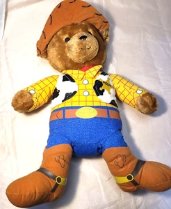 Disney Toy Story Oso de Peluche Vaquero Leñoso Sheriff 16"" Oso de Peluche - Imagen 1 de 7