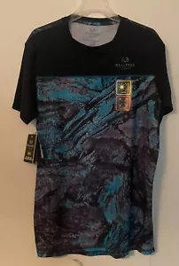 NWT Mens Reversible Realtree Short Sleeve Fishing Tee, size Large, Item SH039 - Picture 1 of 4