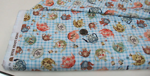 Michael Miller quilt-craft fabric BEAR NECESSITEA blue 2 yds (ddc-10646)LoveBear