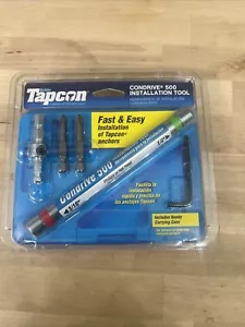 Tapcon Condrive 500 Installationswerkzeugsatz mit Koffer NEU versiegelt - Bild 1 von 2