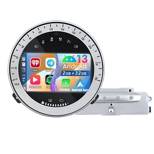32GB 8-Kern Android 13 Autoradio GPS Navi für BMW Mini Cooper SWC DSP CarPlay BT - Bild 1 von 15