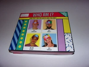 ¿Quién soy yo? 100 tarjetas de juego y 6 sombreros/pelucas de fiesta - Imagen 1 de 2