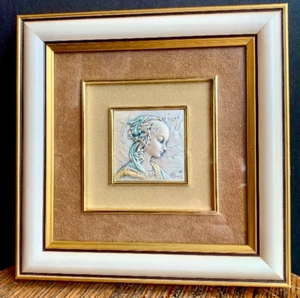 Vintage Sterling Maria Lastra Argento religiös Marchio Preziosi mit Zertifikat - Bild 1 von 8