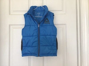 Reebok boys size 5 puffy vest bright blue - Picture 1 of 6