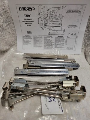 ARROW T59 Pistola Grapadora Piezas Canal/Conjunto Empujador. Tú eliges por MPN -NOS Foto 1 de 2