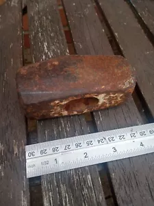 Antique Hammer Head aprx 4 Inches Long Surface Rust For Restoration - Picture 1 of 1