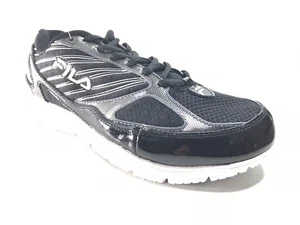 Fila Men's 2A Advanced Running Shoe,Black/White/Metallic Silver,9 M US - Picture 1 of 5