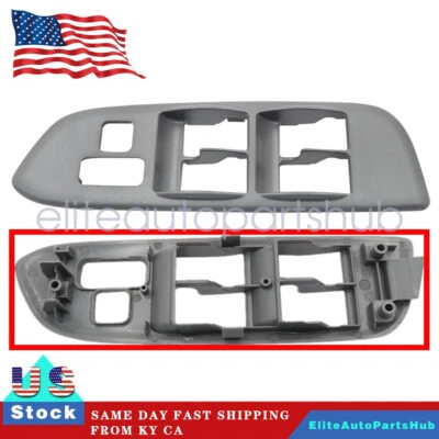 Nuevo embellecedor de bisel de interruptor de ventana compatible con Toyota RAV4 2001 2002-2005 lado del conductor Foto 1 de 4