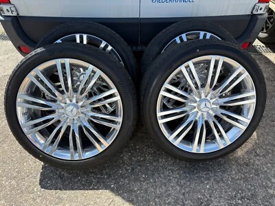 Original Mercedes S-Klasse 20" W223 V223 Sommerräder w. NEU Felgen DOT24 Maybach - Bild 1 von 4