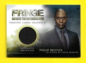 Cryptozoic Fringe Seasons 5 Wardrobe Card M4 Lance Reddick as Broyles #38/100