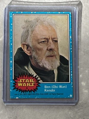 1977 Topps Star Wars Series 1 Blue Border Ben Obi-Wan Kenobi Rookie RC #6 - Image 1 of 2