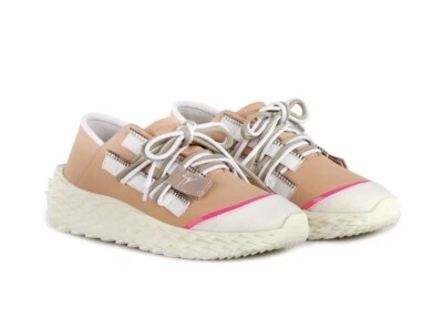 Женские кроссовки Giuseppe Zanotti Urchin низкий верх на шнуровке розовые размер 11 США/41 ЕС - Изображение 1 из 4