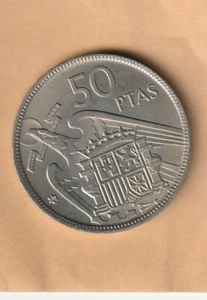Spain 50P 1960 -- AU/UNC - Picture 1 of 2