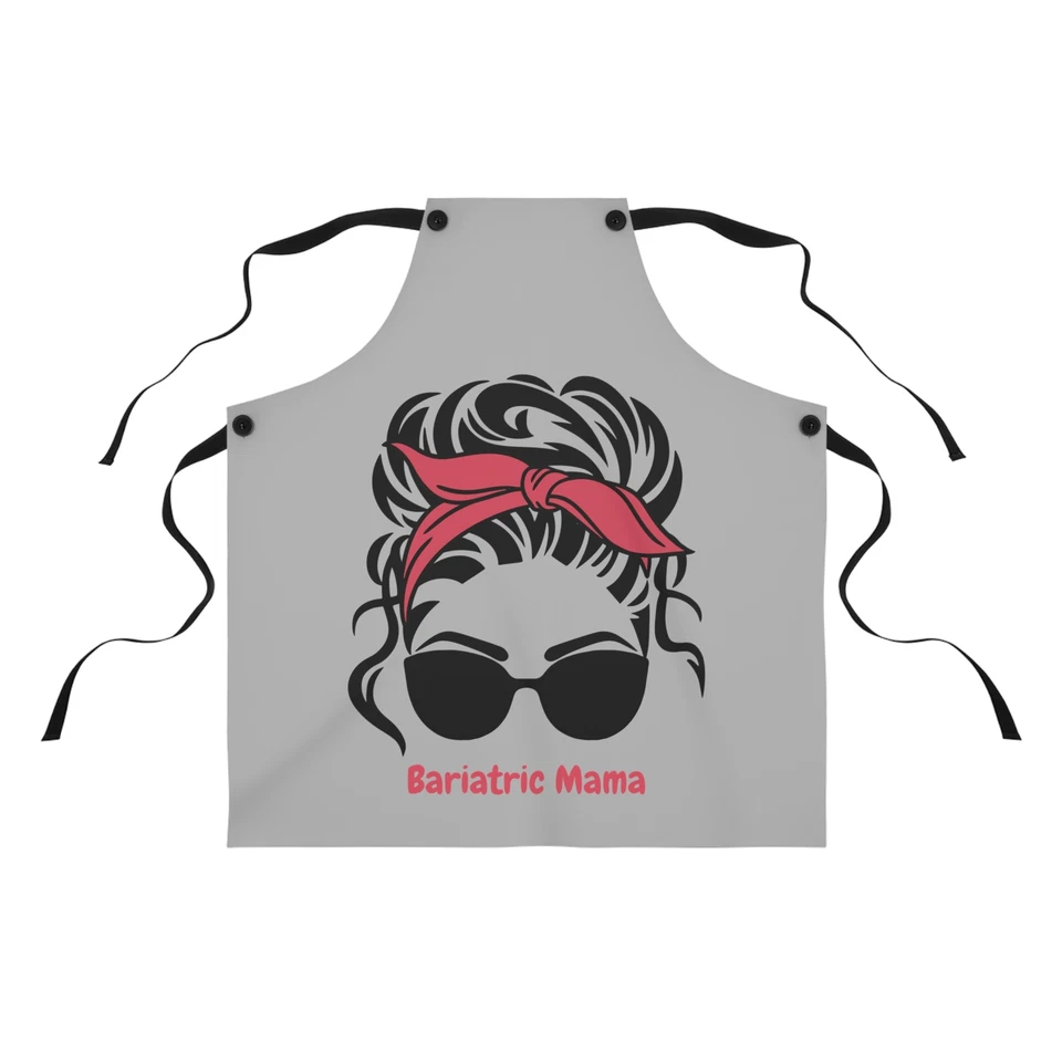 Cute Bariatric Mama Baking Apron Bariatric Surgery Apron - Image 1 of 1