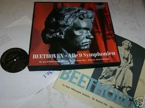 BEETHOVEN Nine Symphonies GERMAN BLACK RCA READERS DIGEST LEIBOWITZ MONO 7LPs - Picture 1 of 3