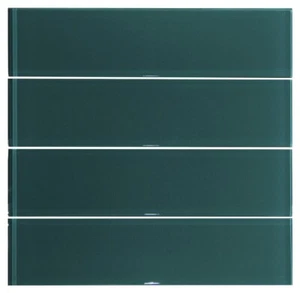 3x12 Forest Green Glass Subway For Wall Tile - Picture 1 of 2