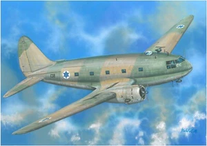 Valom 72155 Curtiss C-46A Commando (Israeli Air Force) 1/72 plastic kit - Picture 1 of 1