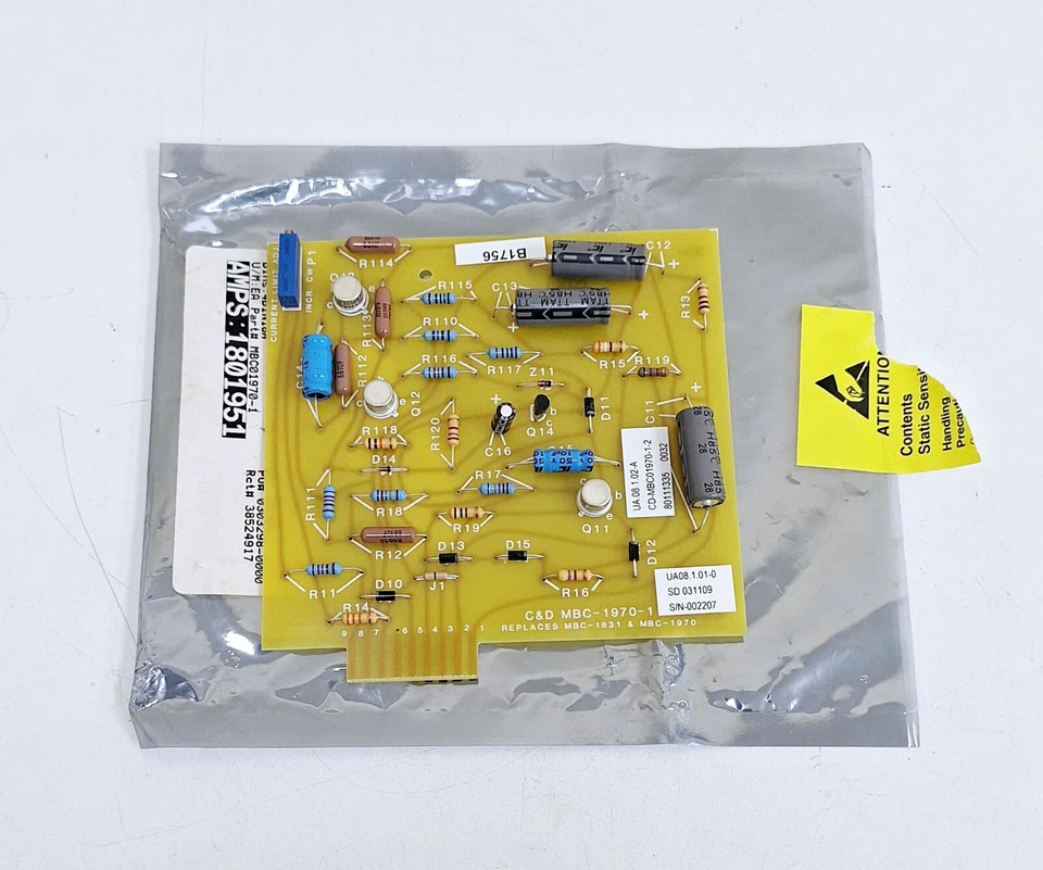 C&D Technologies MBC01970-1 Rev 2 Board Control for Limiting Current - Image 1 of 4