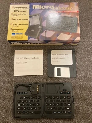 Micro Foldaway Portable Folding Keyboard for PDA - Image 1 of 3