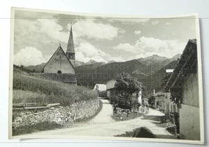POSTCARD TESERO S. LEONARDO TRENTO CHURCH LANDSCAPE PHOTOGRAPH OLD VINTAGE - Picture 1 of 2