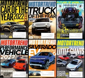 MOTOR TREND ~ 6 issues ~ Jan-June 2022 ~ Ford F-150, Silverado EV, Best of 2022 - Picture 1 of 13