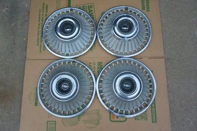 1963 CHEVROLET CHEVY BELAIR IMPALA HUBCAPS SET OF 4 - Image 1 of 4