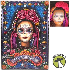 Barbie Signature Series Dia De Muertos Doll Black Label 2022 Mattel #HBY09 - Picture 1 of 11