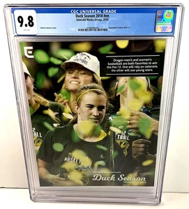 SABRINA IONESCU CGC 9.8 2018 OREGON DUCKS SEASON PREVIEW MAGAZINE LIBERTY 1 of 1 - Picture 1 of 4