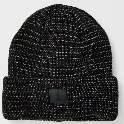 NEW Free People Movement Let’s Race Fleece Lined Recycled Yarn Beanie Black - Image 1 of 4