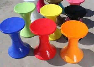 Tam Tam tulip stool plastic era space age atomic Made in France TamTam vintage - Picture 1 of 1