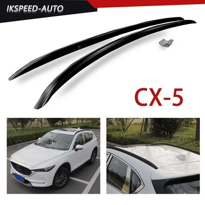 2pcs Fits for Mazda CX-5 CX5 2012-2016 roof rails Roof Rack Side Rail Bars Black Foto 1 de 4