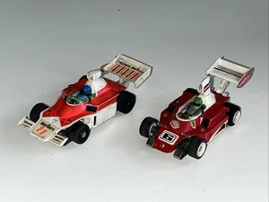 Aurora Slot Racing Cars Formula One F1 G-Plus X2 McLaren And Ferrari Working - Picture 1 of 24