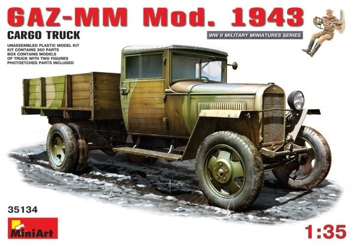 MiniArt 35134 - 1 35 GAZ-MM mod. Camion merci 1943