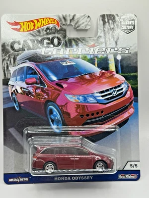 Hot Wheels Premium Car Culture Cargo Carriers Honda Odyssey - Diecast Real Rider - Image 1 of 4