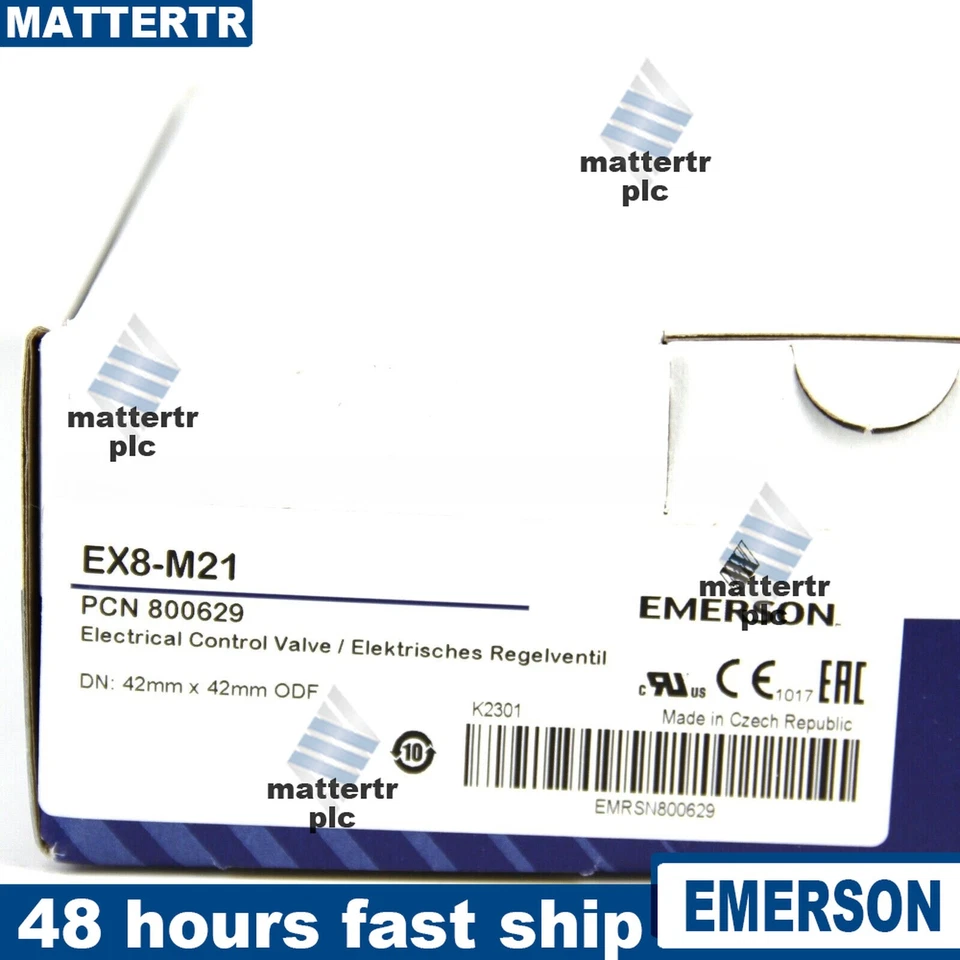 EMERSON EX8-M21 EX8M21 Electronic Expansion Valve 24 VDC - Image 1 of 1