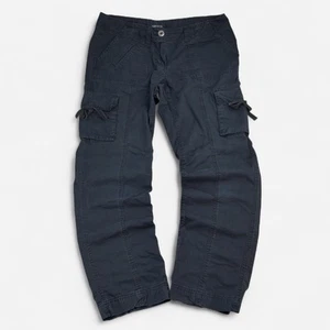 Y2K Low Rise Cargohose schwarz Damengröße 12 2000’s Papaya - Bild 1 von 9