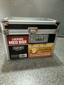 Vaultz Sicherheitsbox mit schlüssellosem Sicherheits-Zahlenschloss Med Lock Box NEU - Bild 1 von 12