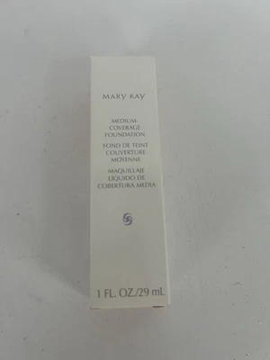 New In Box Mary Kay Medium Coverage Foundation Bronze 607 Normal/Oily -Pink Cap - Image 1 of 4