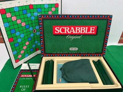 Vintage Scrabble Original Board Game Spear's Games 1988 Complete Family Word Fun - Image 1 of 4