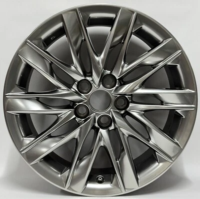 (1) 19" Lexus LS500 HYPER SILVER Wheel Rim Factory OEM 19x8" - Image 1 of 4