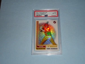 Tarjeta refractora prístina Topps 2005 Terry Steinbach PSA grado 8 casi nueva-como nueva 75566832 - Imagen 1 de 2